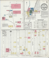 Littleton, Colorado 1921 - Old Map Colorado Fire Insurance Index