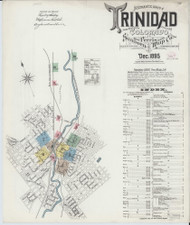 Trinidad, Colorado 1895 - Old Map Colorado Fire Insurance Index