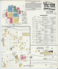 Victor, Colorado 1908 - Old Map Colorado Fire Insurance Index