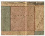 Eldorado, Wisconsin 1858 Old Town Map Custom Print - Fond du Lac Co.