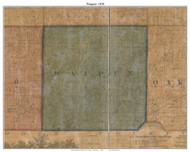 Waupun, Wisconsin 1858 Old Town Map Custom Print - Fond du Lac Co.