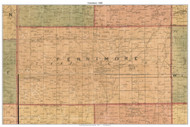 Fennimore, Wisconsin 1868 Old Town Map Custom Print - Grant Co.