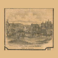 Street View in Boscobel, Wisconsin 1868 Old Town Map Custom Print - Grant Co.