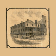 Tyler House, Platteville, Wisconsin 1868 Old Town Map Custom Print - Grant Co.