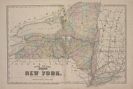 New York #01, New York 1868 Old Map Reprint - Otsego Co.