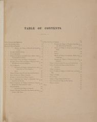 Table of Contents #02, New York 1868 Old Map Reprint - Otsego Co.