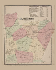Plainfield #05, New York 1868 Old Map Reprint - Otsego Co.