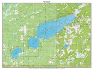 Twin Lakes 1981 - Custom USGS Old Topo Map - Wisconsin 4