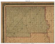 Kingston, Wisconsin 1876 Old Town Map Custom Print - Juneau Co.