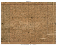 Summit, Wisconsin 1876 Old Town Map Custom Print - Juneau Co.