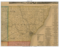 Ahnapee, Wisconsin 1895 Old Town Map Custom Print - Kewaunee Co.
