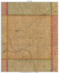Casco, Wisconsin 1895 Old Town Map Custom Print - Kewaunee Co.
