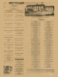 Kewaunee Business Directory, Wisconsin 1895 Old Town Map Custom Print - Kewaunee Co.