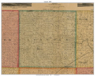 Lincoln, Wisconsin 1895 Old Town Map Custom Print - Kewaunee Co.