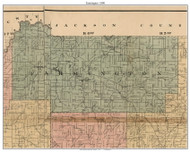 Farmington, Wisconsin 1890 Old Town Map Custom Print - La Crosse Co.