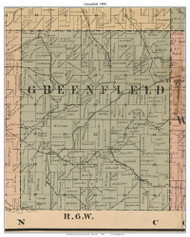 Greenfield, Wisconsin 1890 Old Town Map Custom Print - La Crosse Co.
