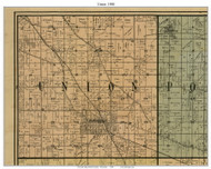 Union, Wisconsin 1900 Old Town Map Custom Print - Rock Co.