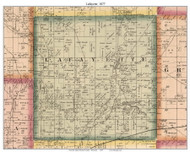 Lafayette, Wisconsin 1877 Old Town Map Custom Print - Monroe Co.