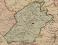 Precinct 6 (Unity, Connersville) - Old Town Map Custom Print - Harrison Co., Kentucky 1877