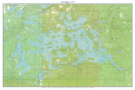 Lake Chippewa 1972 - Custom USGS Old Topo Map - Wisconsin 6