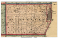 Mount Pleasant, Wisconsin 1873 Old Town Map Custom Print - Racine Co.