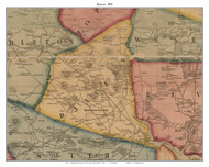 Danvers, Massachusetts 1856 Old Town Map Custom Print - Essex Co.