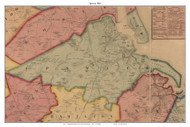 Ipswich, Massachusetts 1856 Old Town Map Custom Print - Essex Co.
