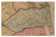 Newbury, Massachusetts 1856 Old Town Map Custom Print - Essex Co.