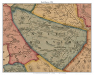 South Danvers, Massachusetts 1856 Old Town Map Custom Print - Essex Co.