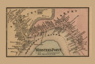 Webster's Point AKA Salisbury Point, Amesbury, Massachusetts 1856 Old Town Map Custom Print - Essex Co.