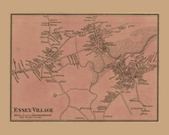 Essex Village, Essex, Massachusetts 1856 Old Town Map Custom Print - Essex Co.