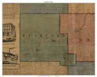 Rushford, Wisconsin 1862 Old Town Map Custom Print - Winnebago Co.
