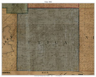 Utica, Wisconsin 1862 Old Town Map Custom Print - Winnebago Co.