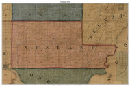 Vinland, Wisconsin 1862 Old Town Map Custom Print - Winnebago Co.