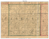 Abbott, Wisconsin 1862 Old Town Map Custom Print - Sheboygan Co.