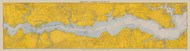 Rappahannock River - Corrotoman River to Cat Point Creek 1966 - Virginia Harbors Custom Chart