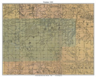 Freedom, Wisconsin 1850 Old Town Map Custom Print - Sauk Co.