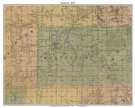 Westfield, Wisconsin 1850 Old Town Map Custom Print - Sauk Co.