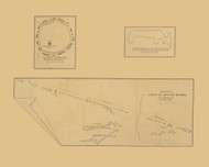 Ancient Mounds, Set #3, Wisconsin 1850 Old Town Map Custom Print - Sauk Co.