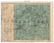 East Troy, Wisconsin 1900 Old Town Map Custom Print - Walworth Co.
