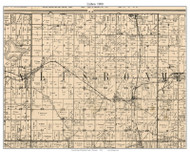 Lisbon, Wisconsin 1900 Old Town Map Custom Print - Waukesha Co.