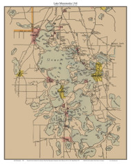 Lake Minnetonka, 1941 - Minnesota Fire Insurance Custom Map
