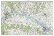Wilson Lake 1986 - Custom USGS Old Topo Map - Alabama