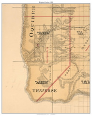 Bingham Precinct, Utah 1890 Old Town Map Custom Print - Salt Lake Co.