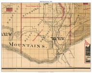 Bluff Dale Precinct, Utah 1890 Old Town Map Custom Print - Salt Lake Co.