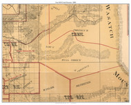 East Mill Creek Precinct, Utah 1890 Old Town Map Custom Print - Salt Lake Co.