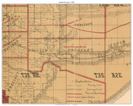 Granite Precinct, Utah 1890 Old Town Map Custom Print - Salt Lake Co.
