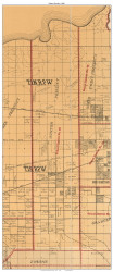 Hunter Precinct, Utah 1890 Old Town Map Custom Print - Salt Lake Co.