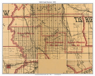 Mill Creek Precinct, Utah 1890 Old Town Map Custom Print - Salt Lake Co.