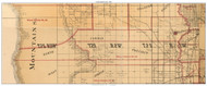 North Jordan Precinct, Utah 1890 Old Town Map Custom Print - Salt Lake Co.